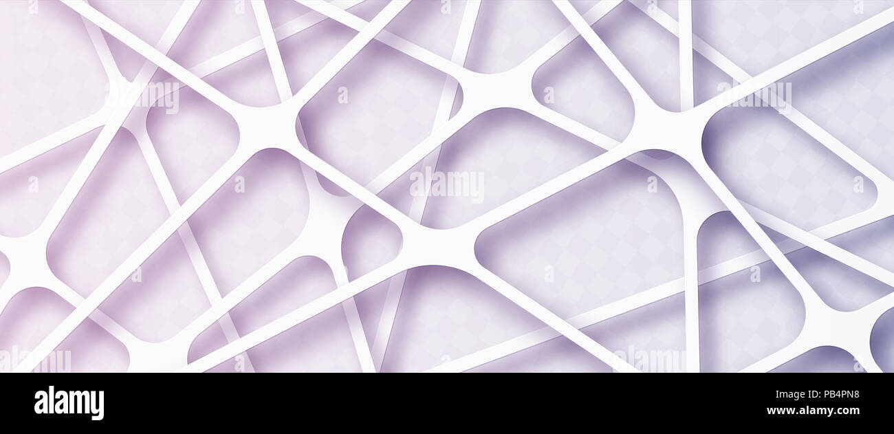 Sintetico astratto cercando di rete sfondo Hightech Foto Stock