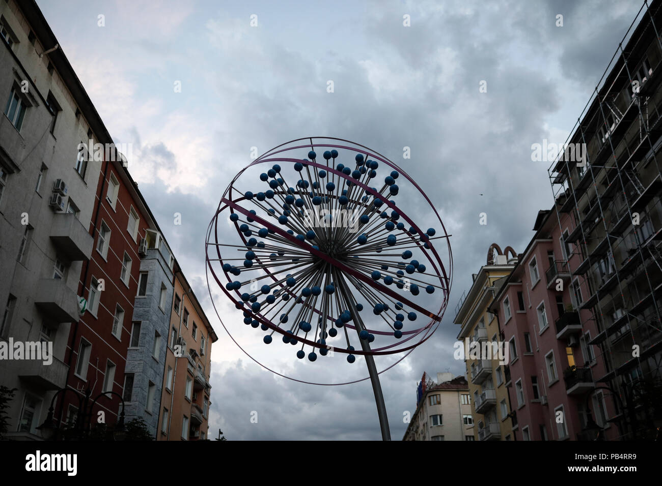 Boulevard Vitosha, Sofia, Bulgaria il 16 maggio 2018. Foto Stock