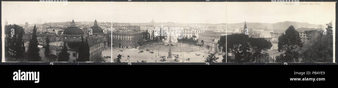 1167 Vista panoramica di Roma dal Monte Pinchio LCCN2007663221 Foto Stock