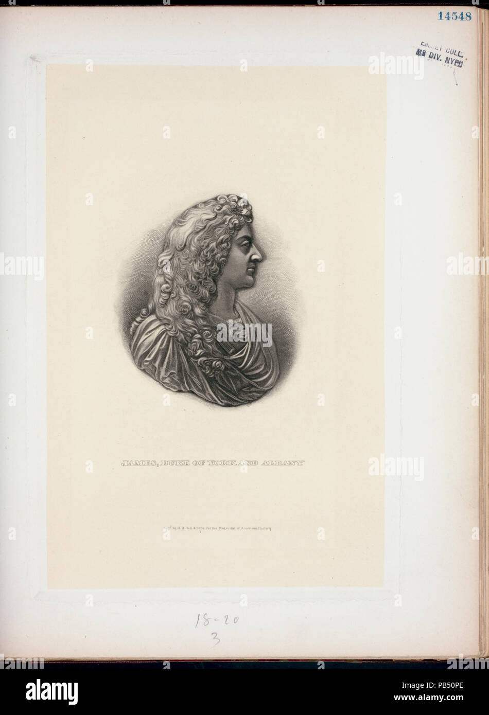 825 James, il duca di York e Albany (NYPL ADE-257738-EM14548) Foto Stock