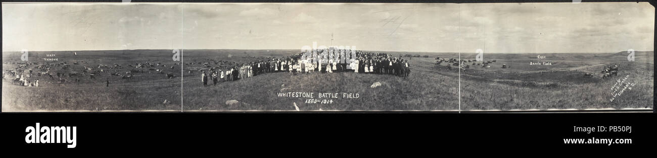 1851 Whitestone campo di battaglia, 1863-1914 LCCN2007661809 Foto Stock