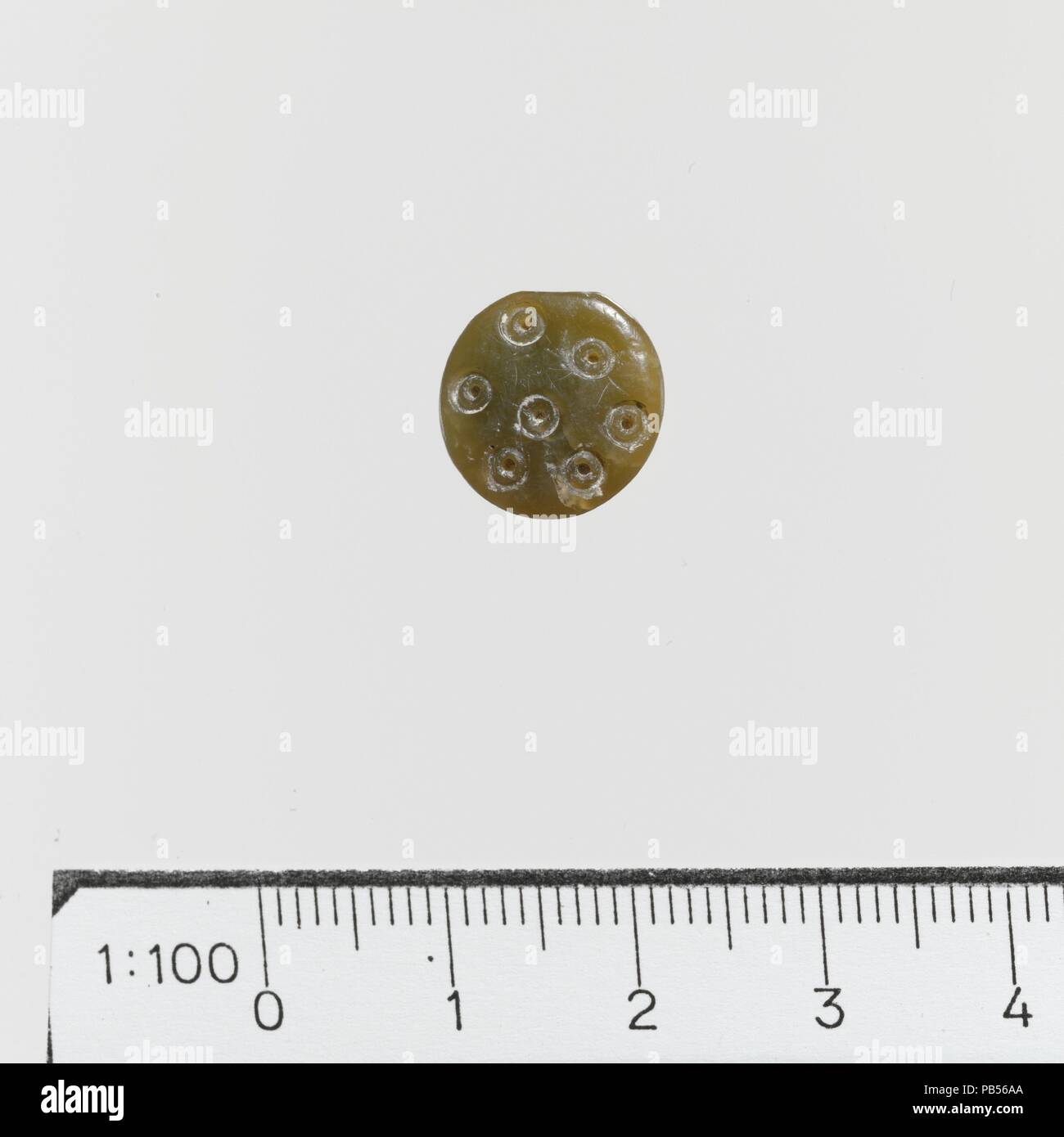 La guarnizione di tenuta. Cultura: Minoan. Dimensioni: Altri: 1/2 x 1/4 in. (1,3 x 0,6 cm). Museo: Metropolitan Museum of Art di New York, Stati Uniti d'America. Foto Stock