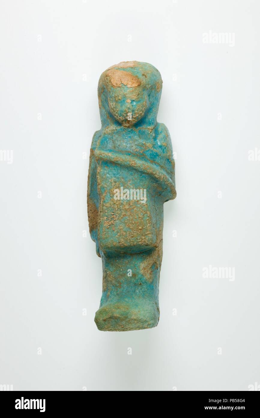 Sorvegliante Shabti di Henettawy (C), Figlia di Isetemkheb. Dimensioni: h. 12,2 × w. 4.1 × d. 3.6 cm (4 13/16 × 1 5/8 × 1 7/16 in.). Dynasty: Dynasty 21. Data: ca. 990-970 A.C. Museo: Metropolitan Museum of Art di New York, Stati Uniti d'America. Foto Stock