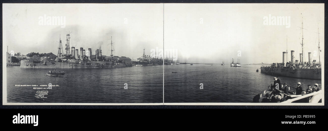 996 Mare Island Navy Yard e Harbour, Vallejo, Cal LCCN2007664328 Foto Stock