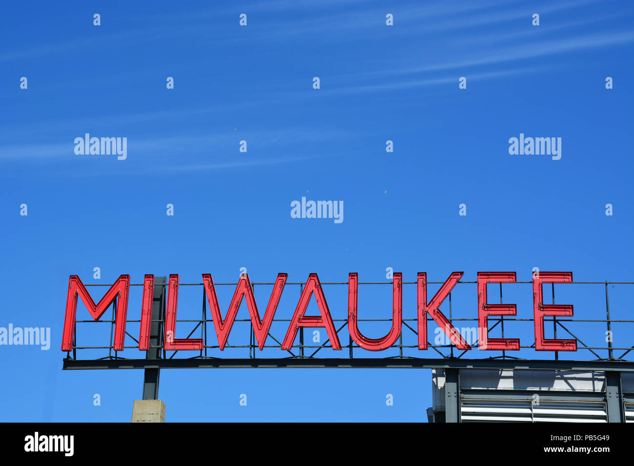 Con una popolazione di poco meno di 600.000 Milwaukee è la più grande città dello stato del Wisconsin e di uno dei più grandi nel midwestern Stati Uniti Foto Stock