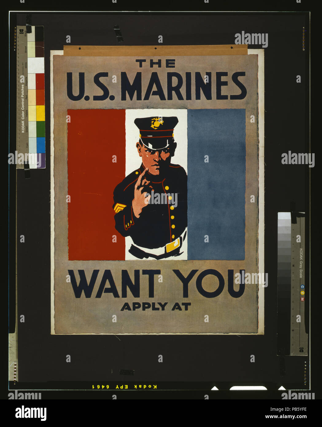 1709 U.S. Marines vuoi LCCN00651867 Foto Stock