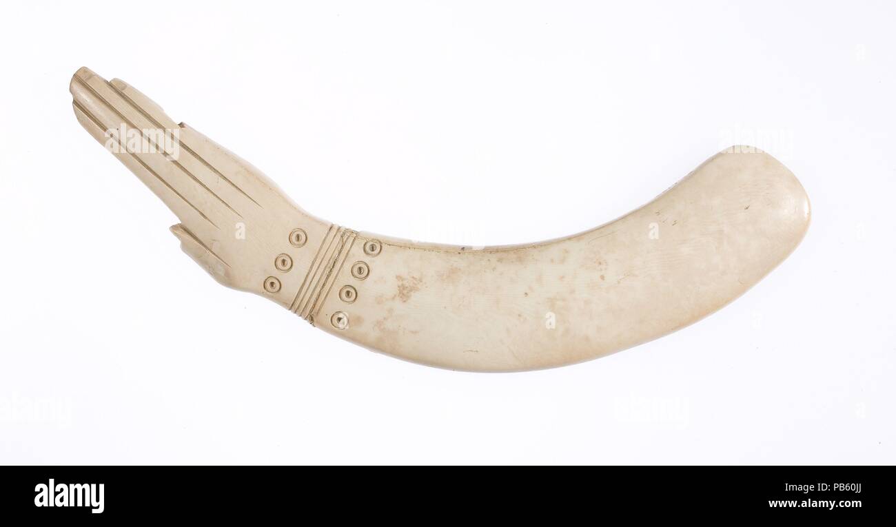 Battaglio. Dimensioni: L. 21,5 × W. 7,4 × Th. 0,9 cm (8 7/16 × 2 15/16 × 3/8 in.). Dynasty: Dynasty 12, metà - Dynasty 13. Data: ca. 1900-1640 A.C. Museo: Metropolitan Museum of Art di New York, Stati Uniti d'America. Foto Stock