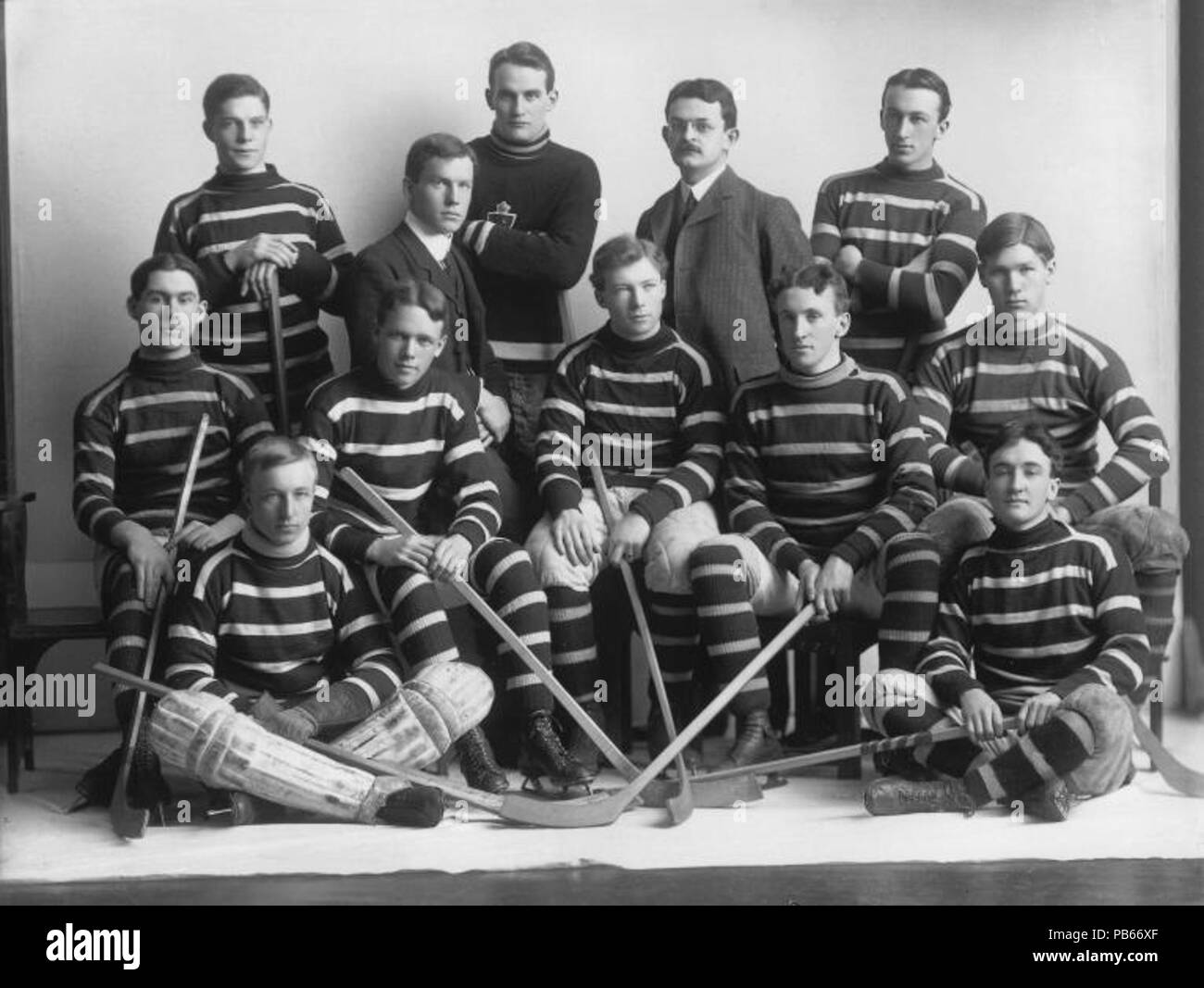 1010 McGill squadra di hockey, Montreal, QC, 1904 Foto Stock