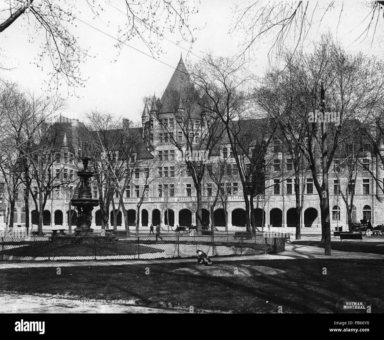 . Inglese: C.P.R. stazione 'Chateau Viger', Montreal, Canada, circa 1901. circa 1901 1203 Luogo Viger circa 1901 Foto Stock