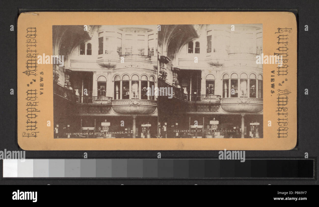 806 interno della borsa, N.Y (NYPL B11708051-G91F197 007F) Foto Stock