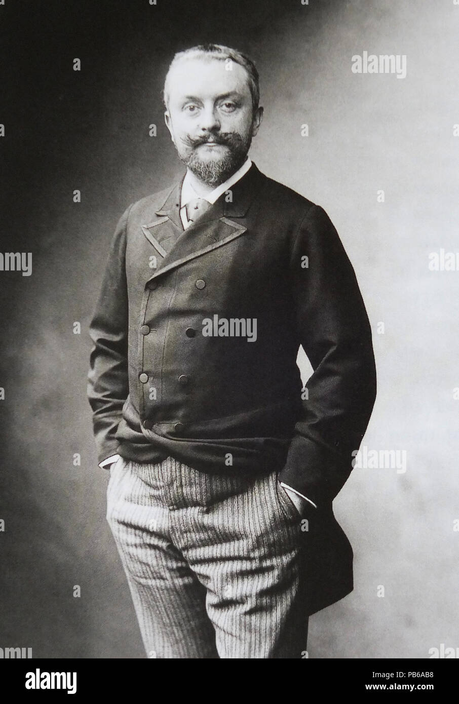 Paul Nadar, fotografo francese, Self-portrait 1888 Foto Stock