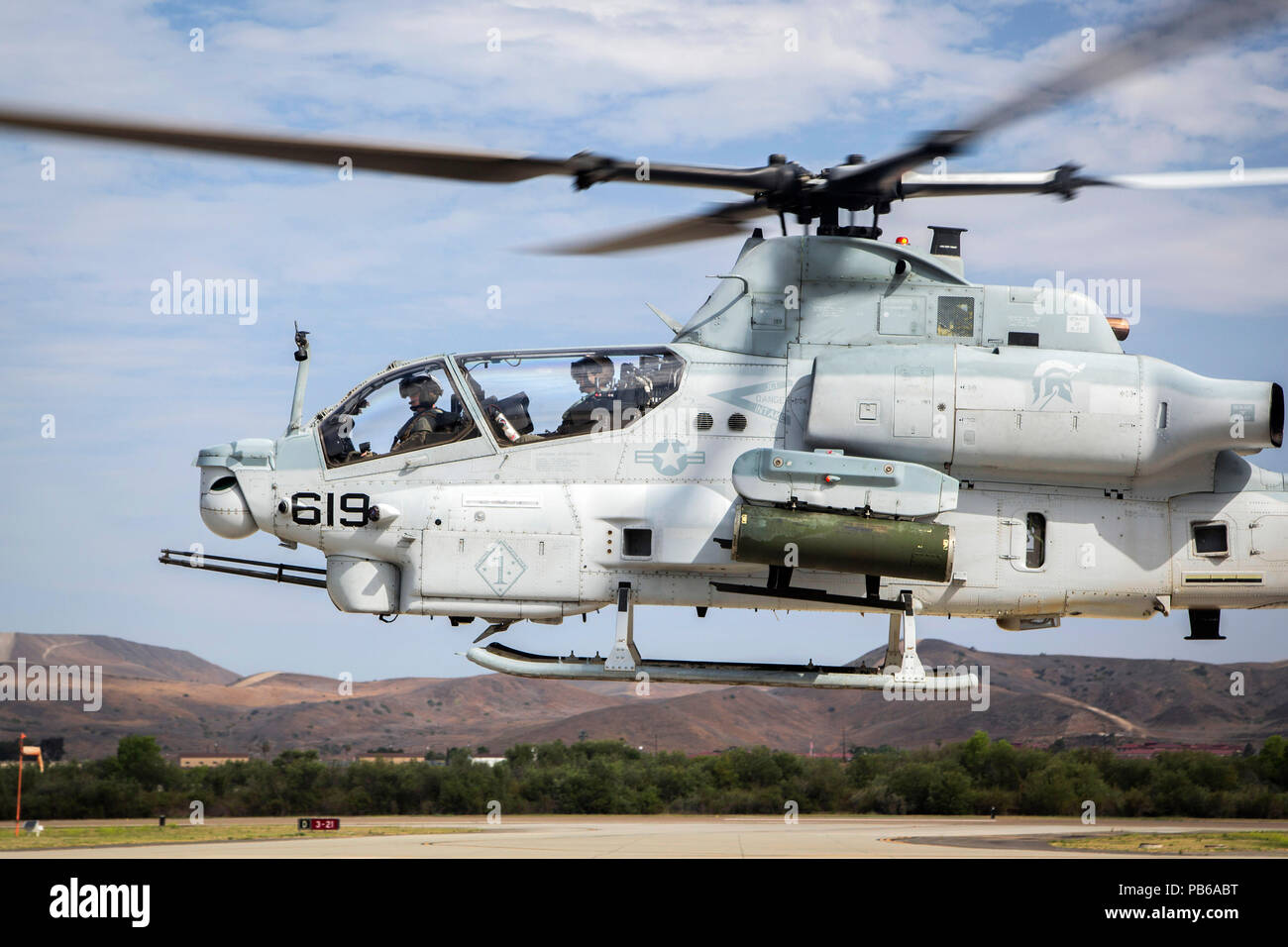 Luce subacquea elicottero d'assalto, AH-1Z Viper Foto Stock