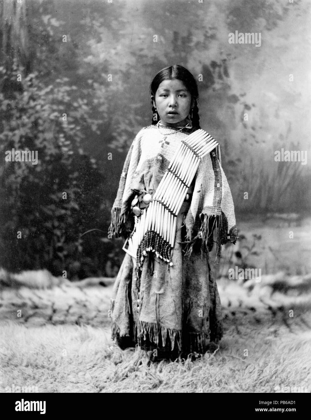 755 Il suo sapere, Dakota Sioux da Heyn foto, 1899 Foto Stock