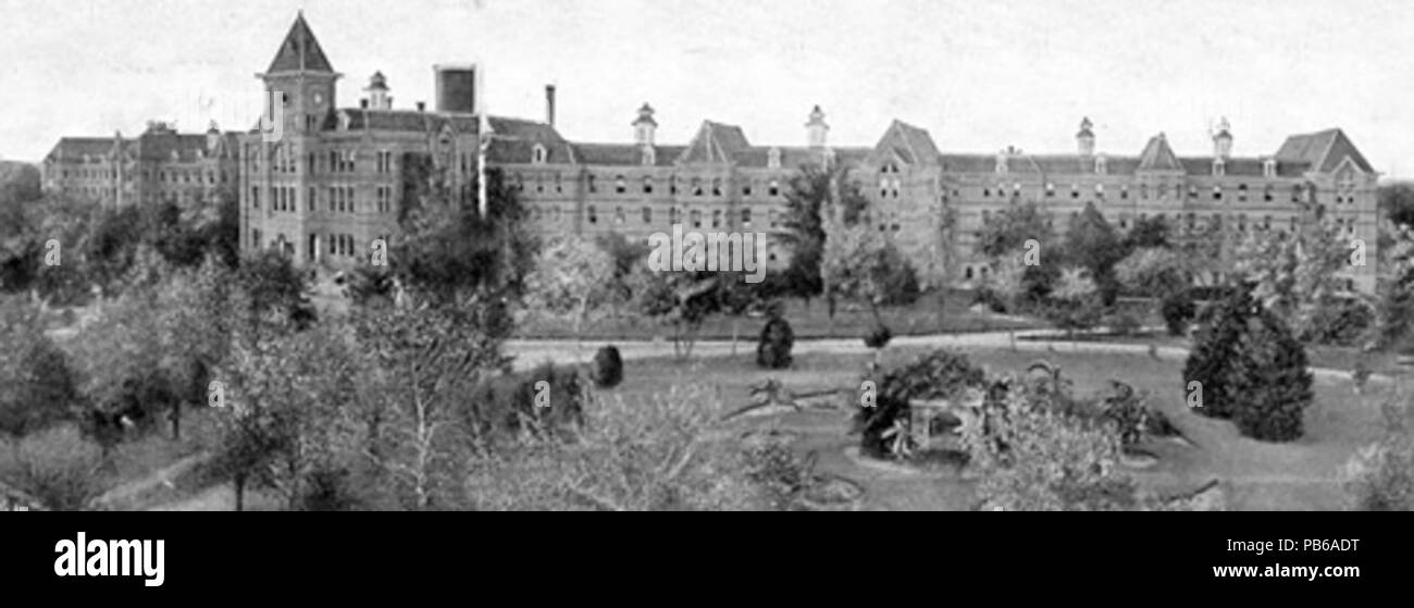 . Inglese: Terrell ospedale statale, Texas . circa 1890 1605 Terrell Ospedale Statale c. 1890 Foto Stock