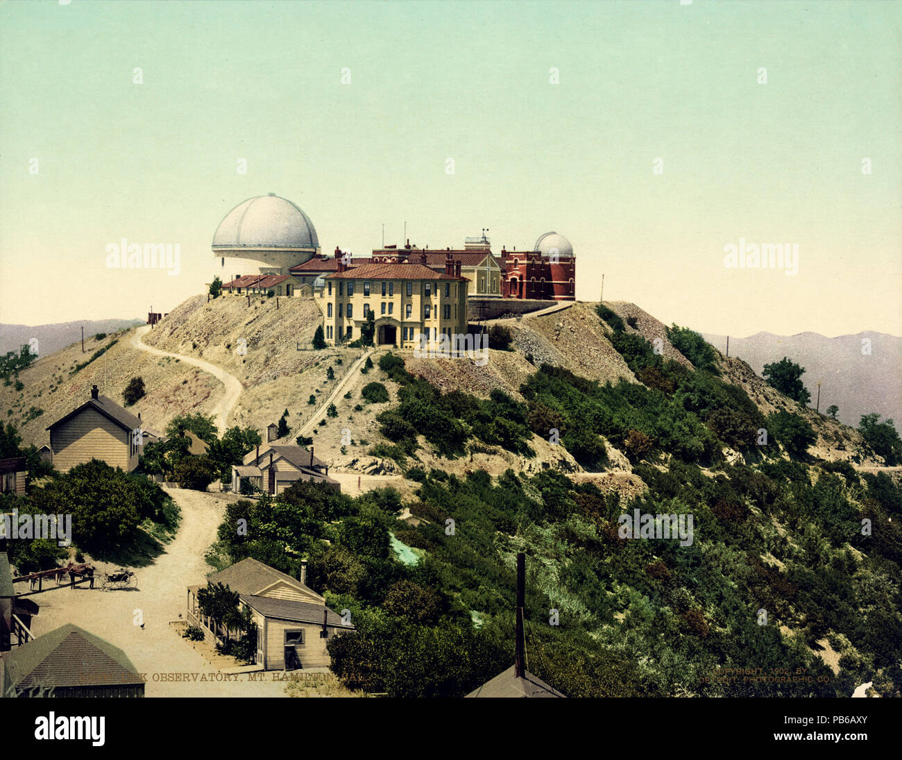 919 Lick Observatory, Mt. Hamilton, California, 1902 Foto Stock