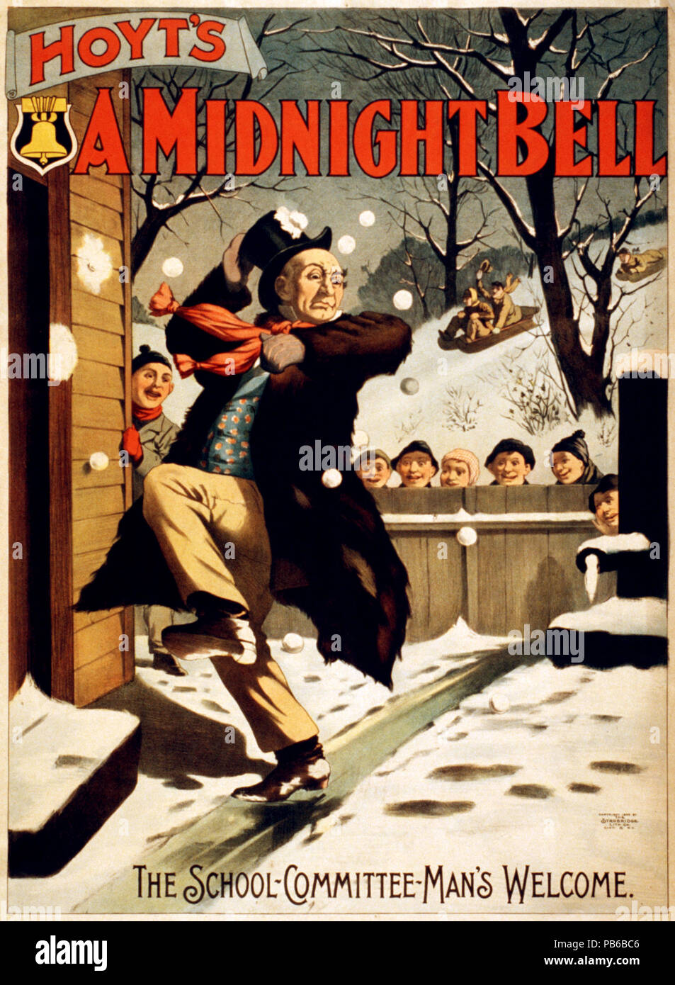 774 Hoyt's una campana di mezzanotte, performing arts poster, 1896 Foto Stock