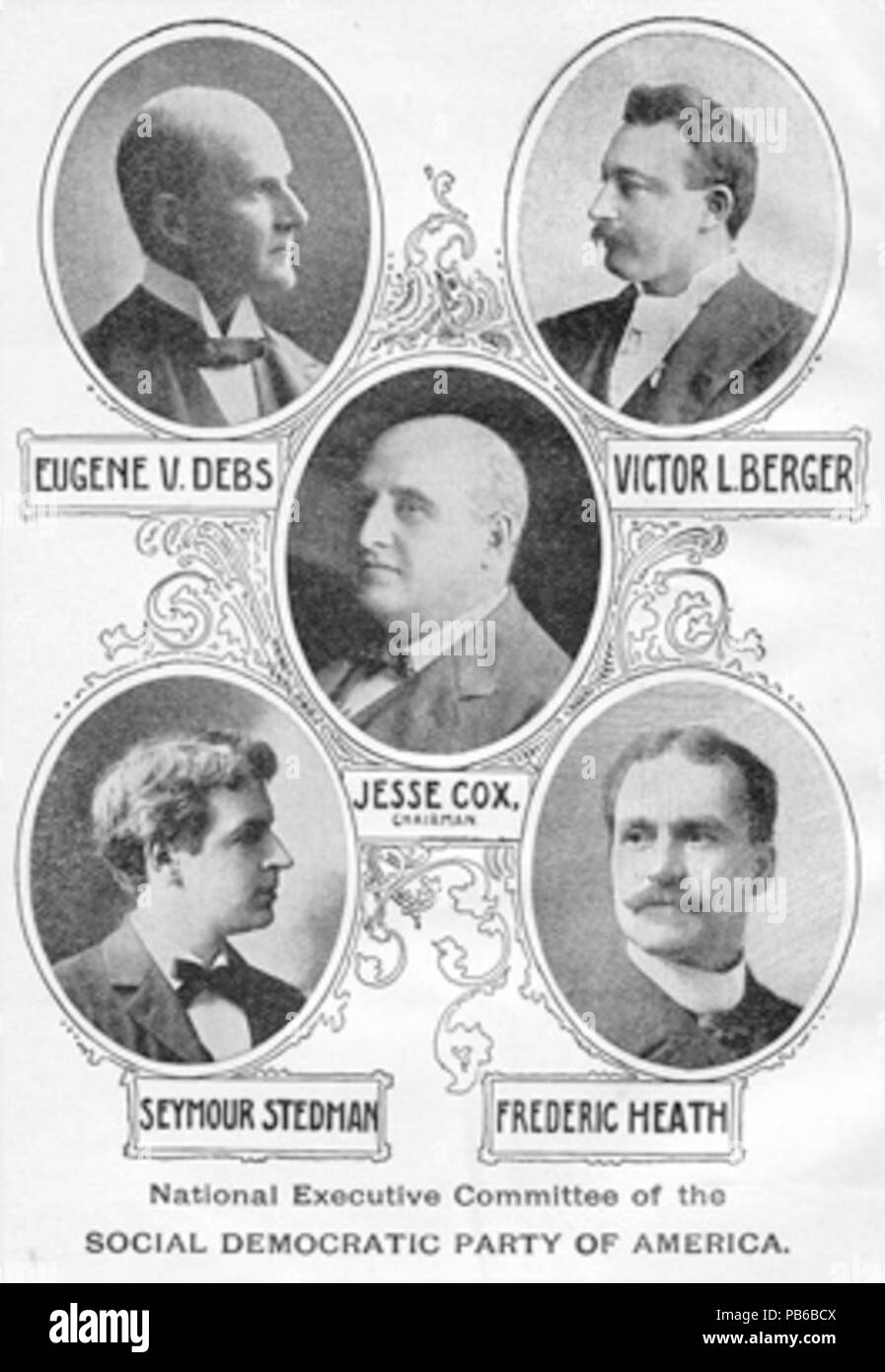 1548 Social-democratico partito--1900nec Foto Stock