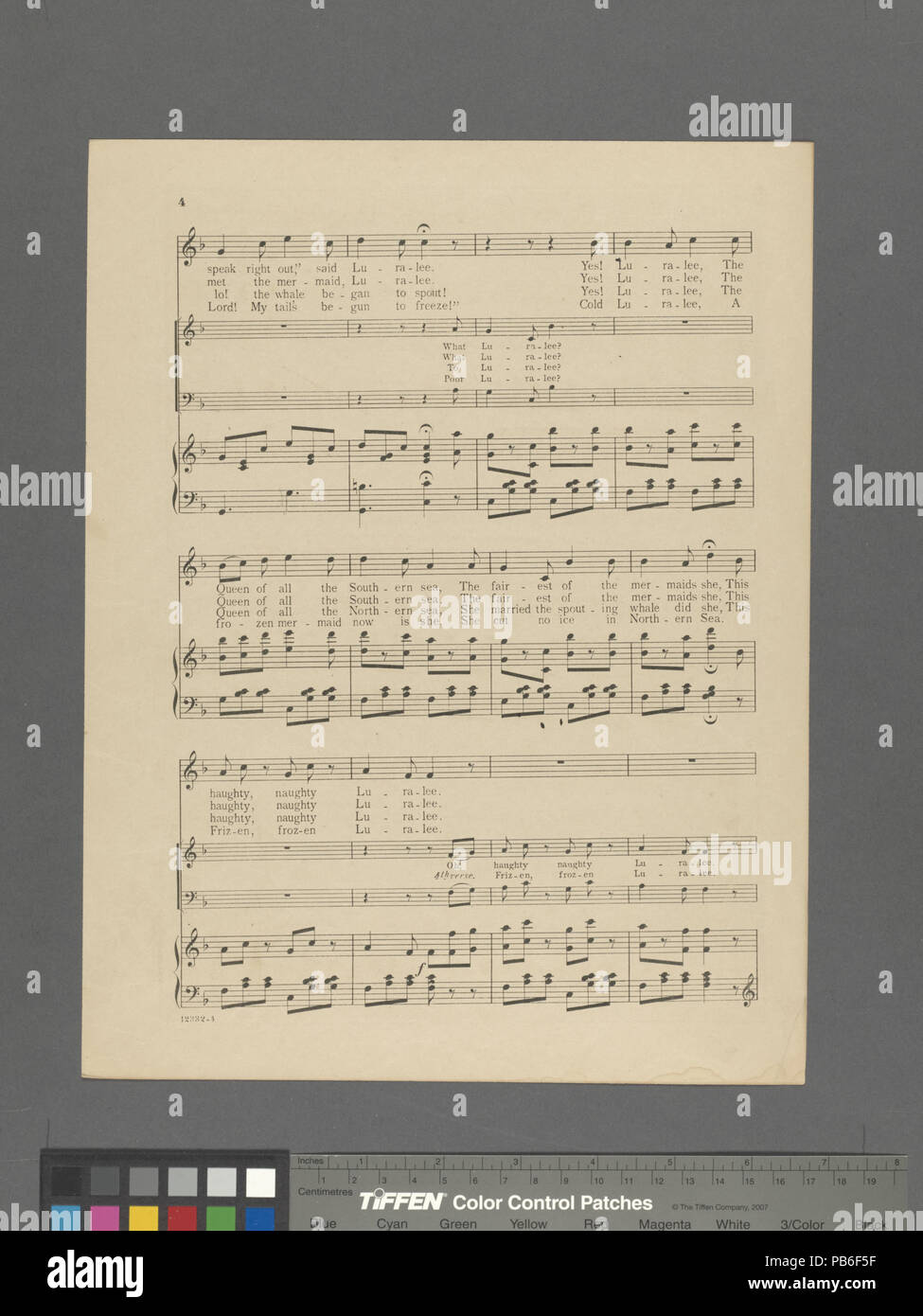 1656 la sirena e la balena (NYPL ADE-464567-1711727) Foto Stock