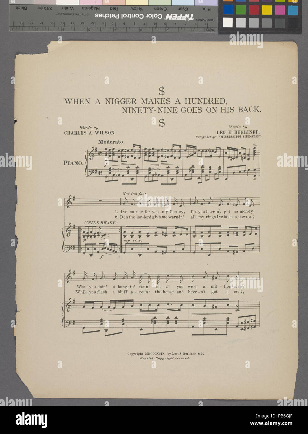 779 non posso dimenticare quanto è caro ho amato la sua (NYPL ADE-608765-1990312) Foto Stock