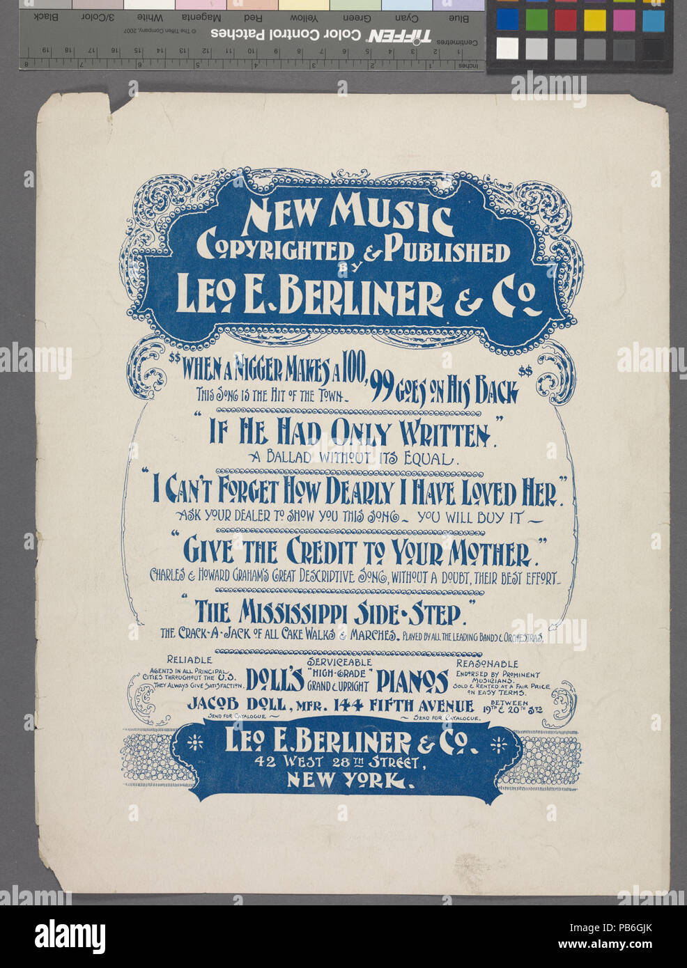 779 non posso dimenticare quanto è caro ho amato la sua (NYPL ADE-608765-1990316) Foto Stock