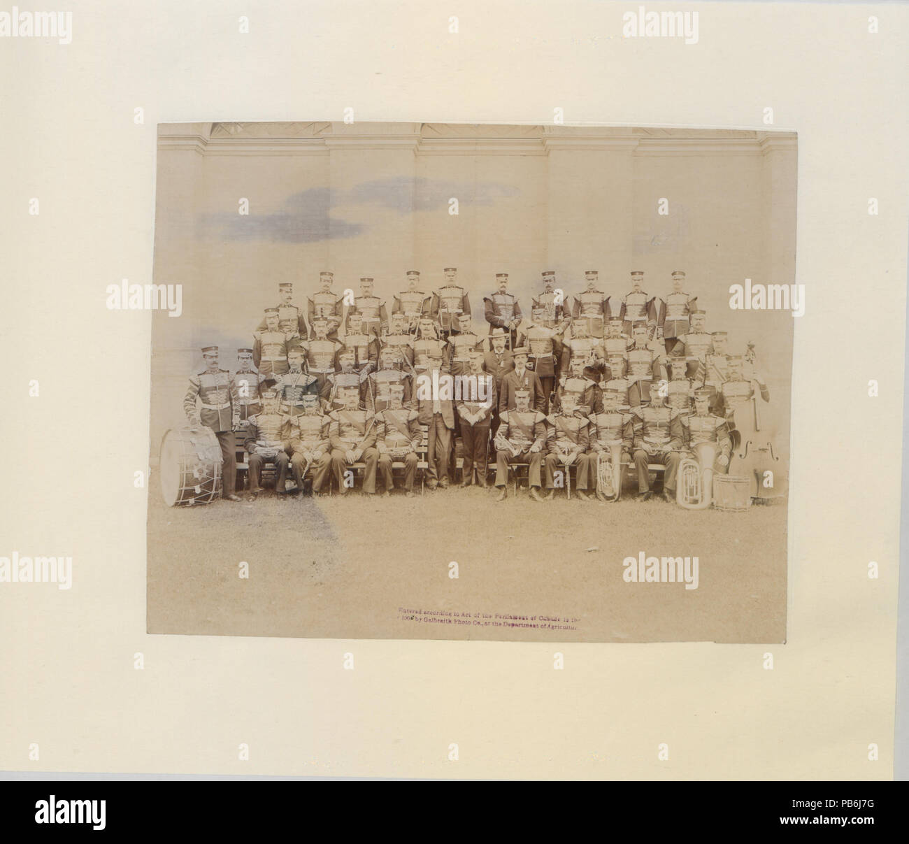 1646 irlandese Guardie banda a Toronto (HS85-10-16306) originale Foto Stock