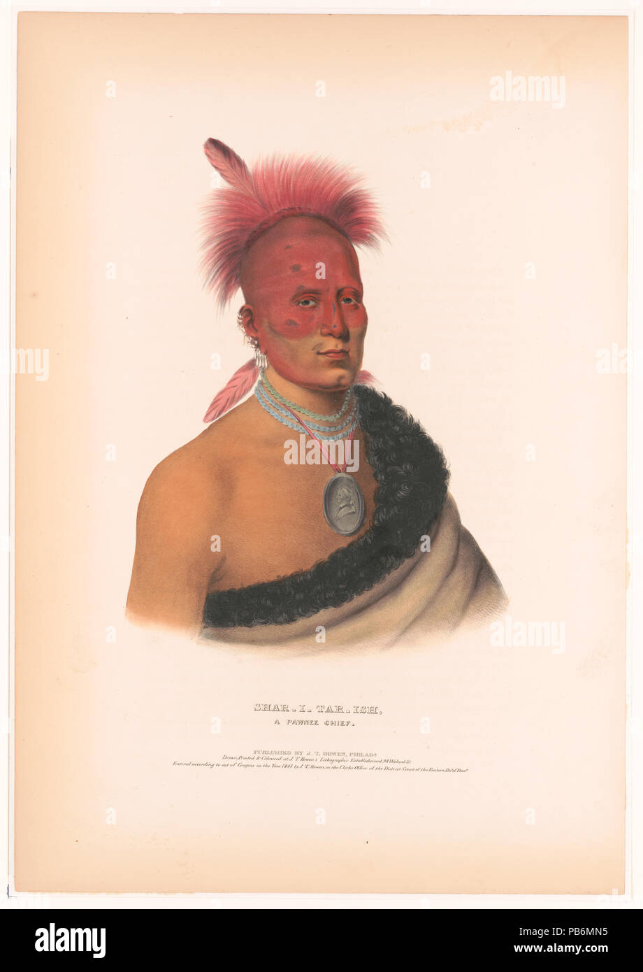 1312 Shar-i-tar-ish, un capo Pawnee LCCN2003670086 Foto Stock