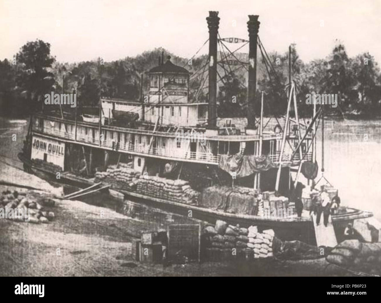 840 Giovanni Quill a Webb's Landing in Demopolis nel 1912 Foto Stock