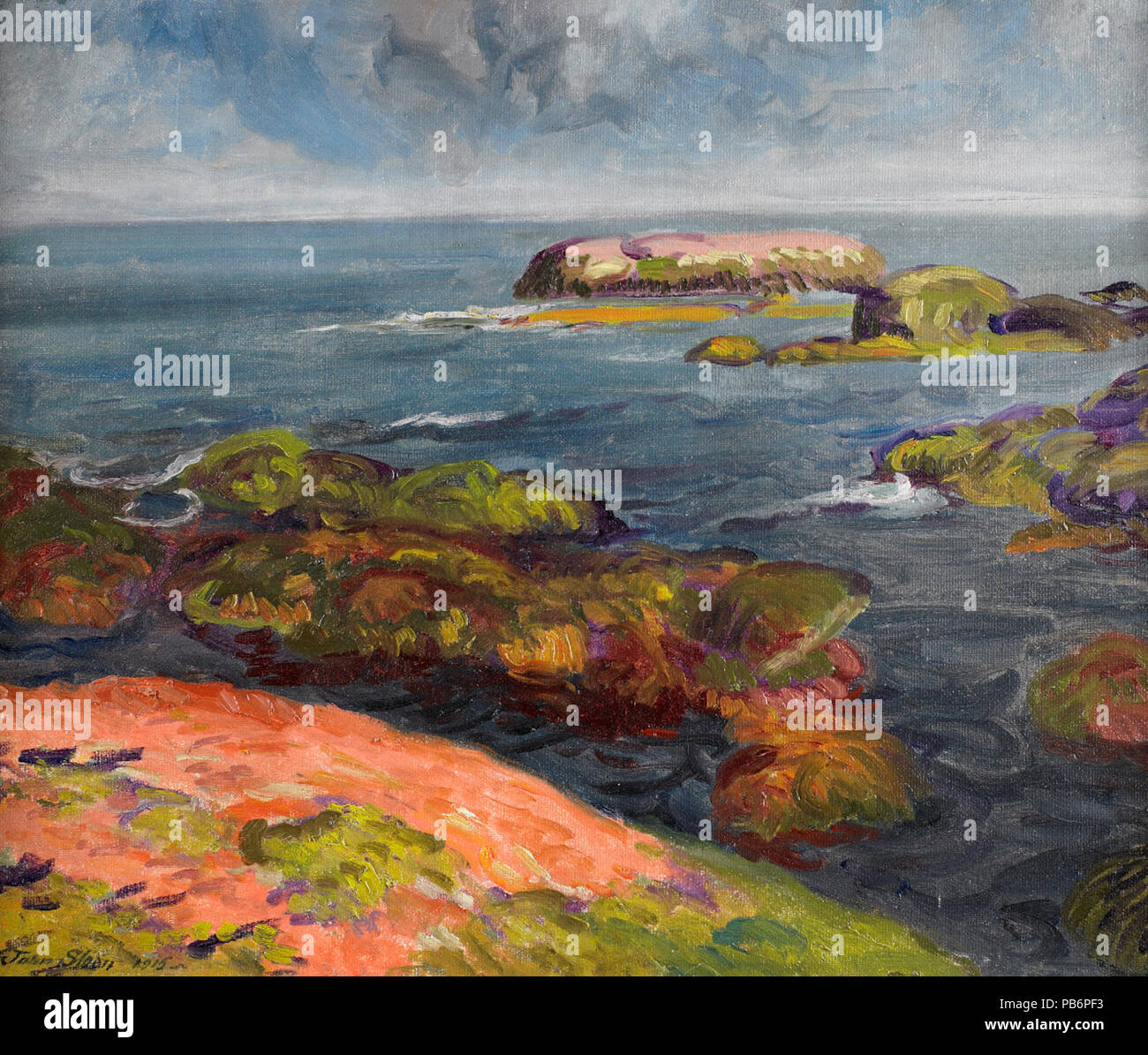 1302 Seacoast, Gloucester da John Sloan Foto Stock