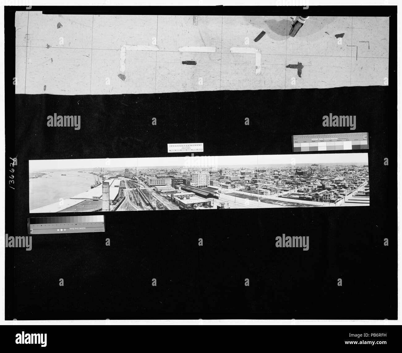 742 porto e città di Galveston, Texas LCCN2007661583 Foto Stock