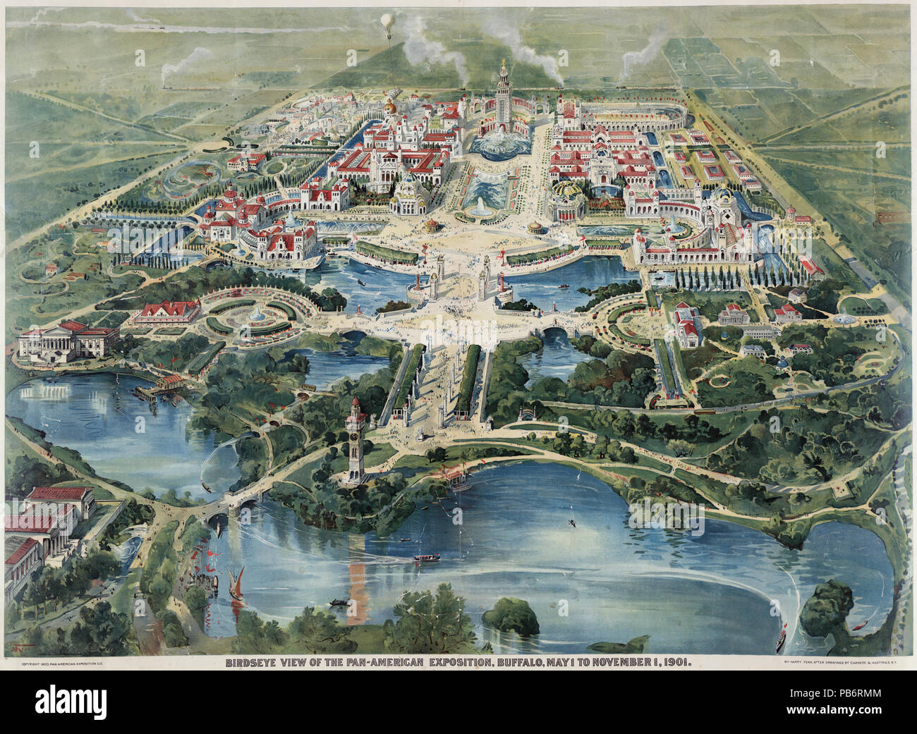 1163 Esposizione Panamericana, Buffalo, 1901 Foto Stock