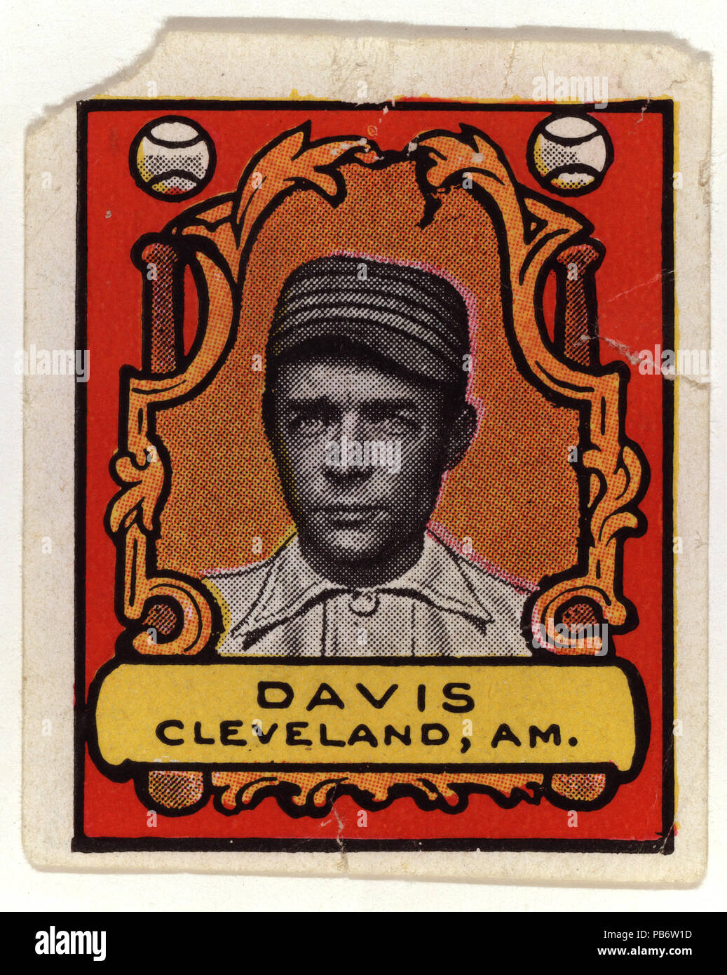 745 Harry Davis, primo baseman, Cleveland PAN 1911 Foto Stock