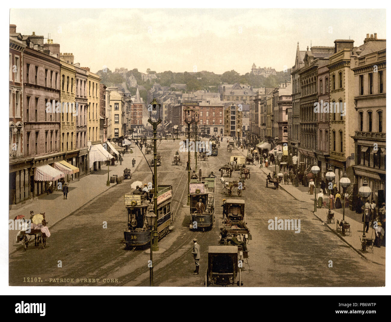 . Patrick Street, Cork, Irlanda . circa 1900 1173 Patrick Street Cork Foto Stock