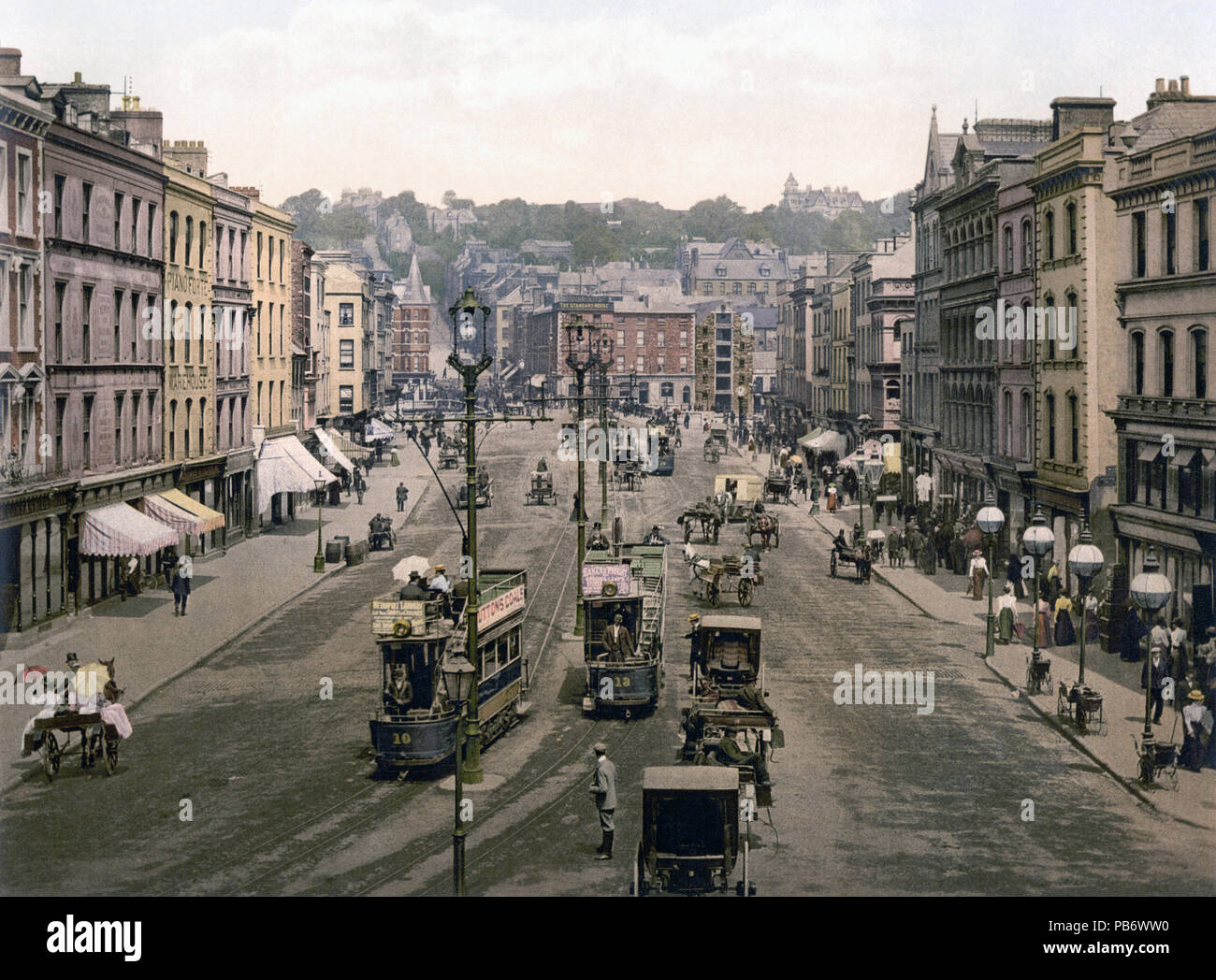 . Patrick Street, Cork, Irlanda . tra circa 1890 e circa 1900 1173 Patrick Street Cork1 Foto Stock