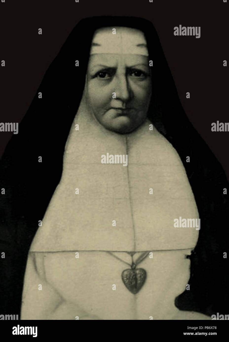 1548 Soeur Marie-Pierre Coudenhove Foto Stock