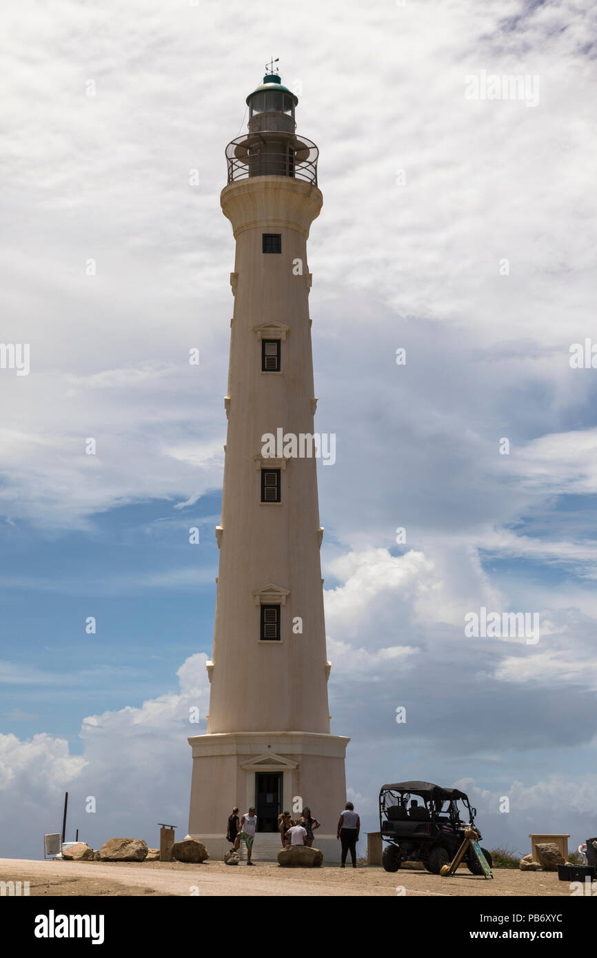 Faro della California, Hudishibana, Aruba, Caraibi Foto Stock