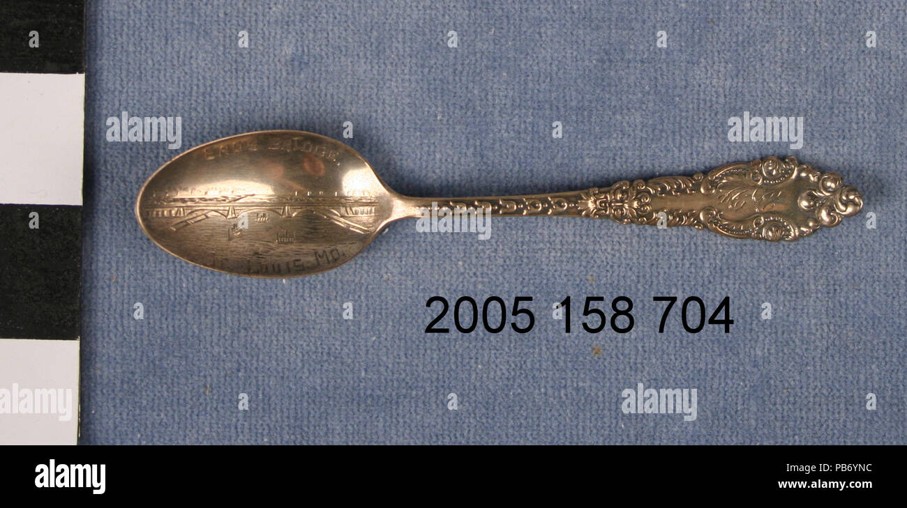 1537 Argento cucchiaino Foto Stock