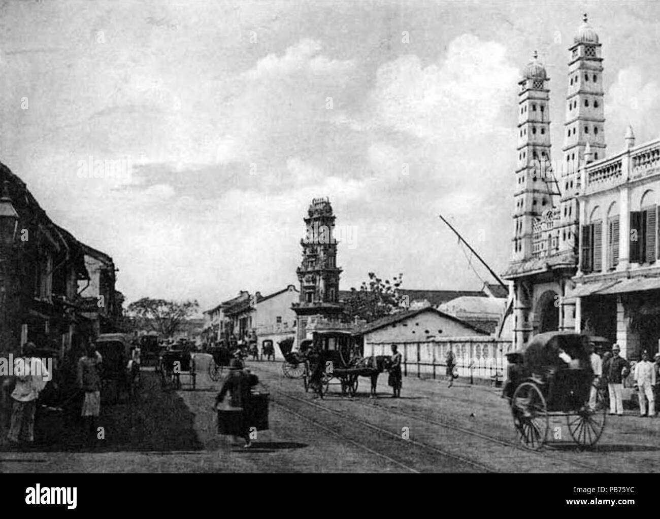 1189 viste fotografiche di Singapore piastra 02 South Bridge Road Foto Stock