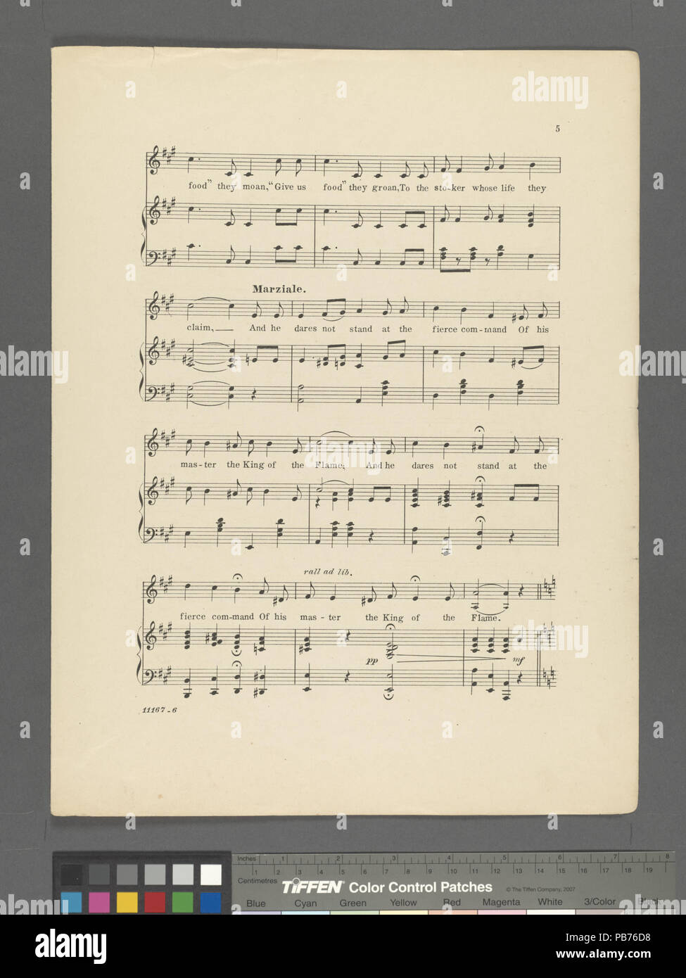 1647 il re della fiamma (NYPL ADE-609901-1805423) Foto Stock