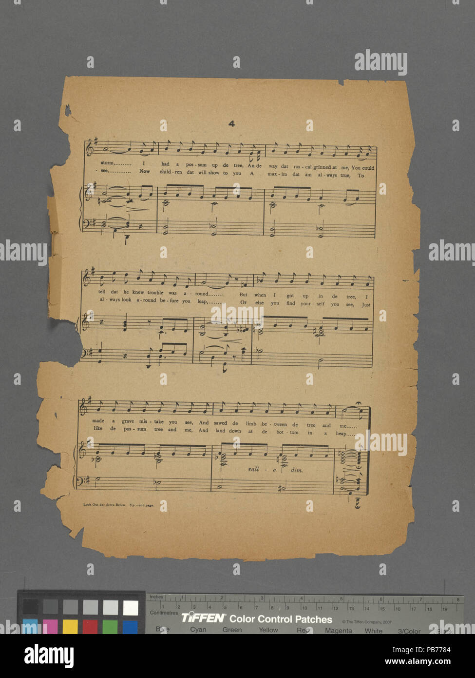 934 affacciano dar giù di sotto (NYPL ADE-464542-1711423) Foto Stock