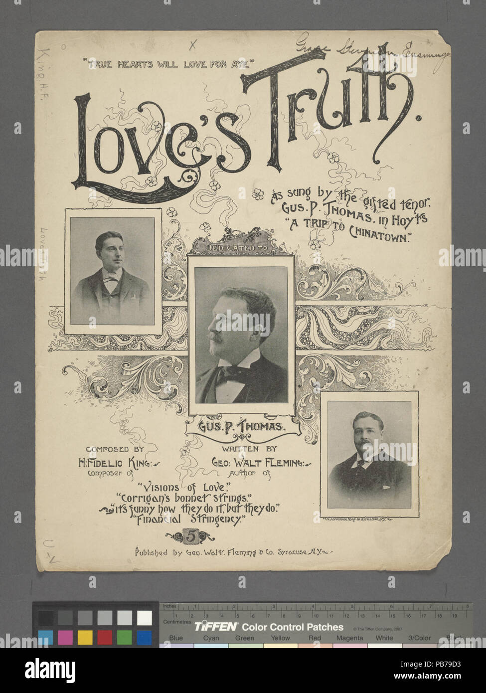 942 L'amore di verità (NYPL ADE-454267-1166682) Foto Stock