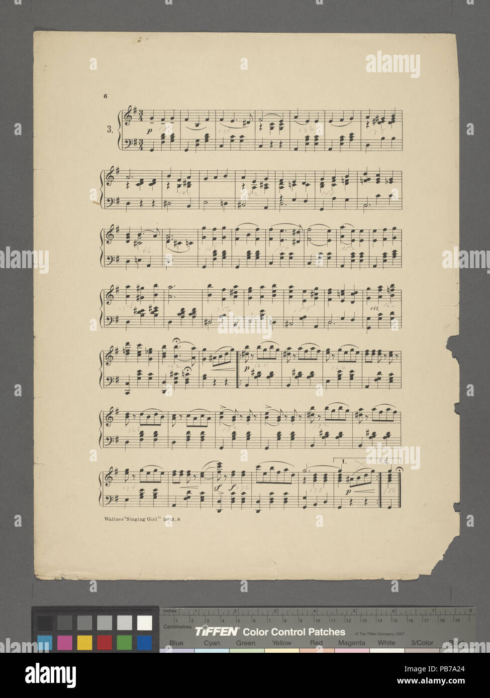 787 se solo si erano mie (NYPL ADE-609303-1823833) Foto Stock