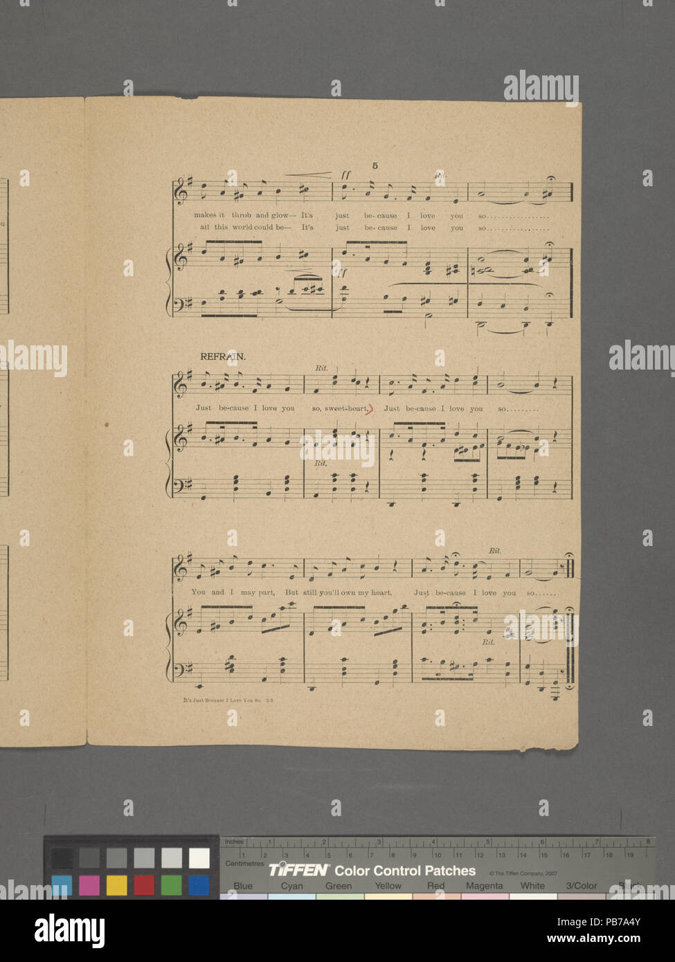 815 è solo perché ti amo così (NYPL ADE-609243-1939119) Foto Stock