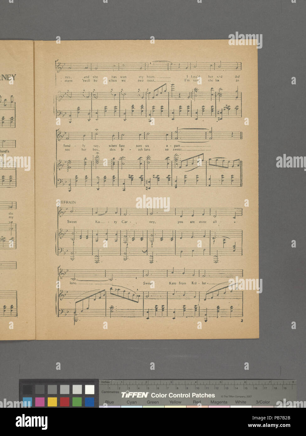 1590 dolce Katy Carney, il mio lass da Killarney (NYPL ADE-610146-1817764) Foto Stock