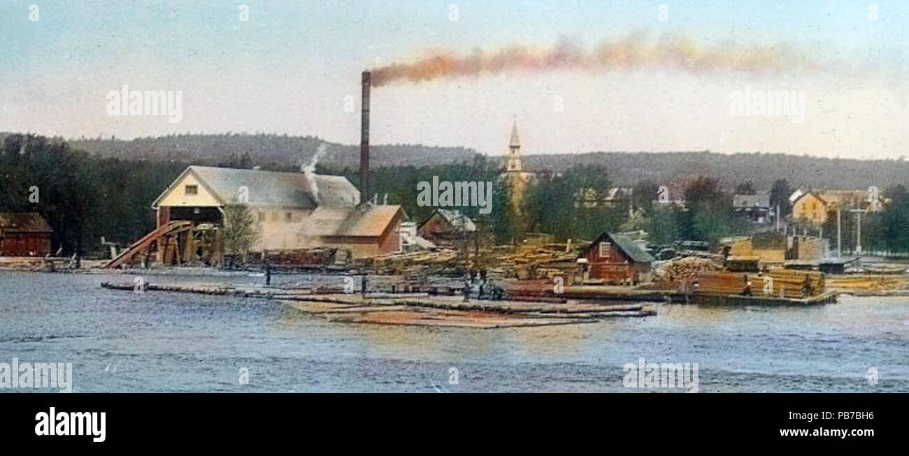 1301 Scierie Montebello 1900 Foto Stock