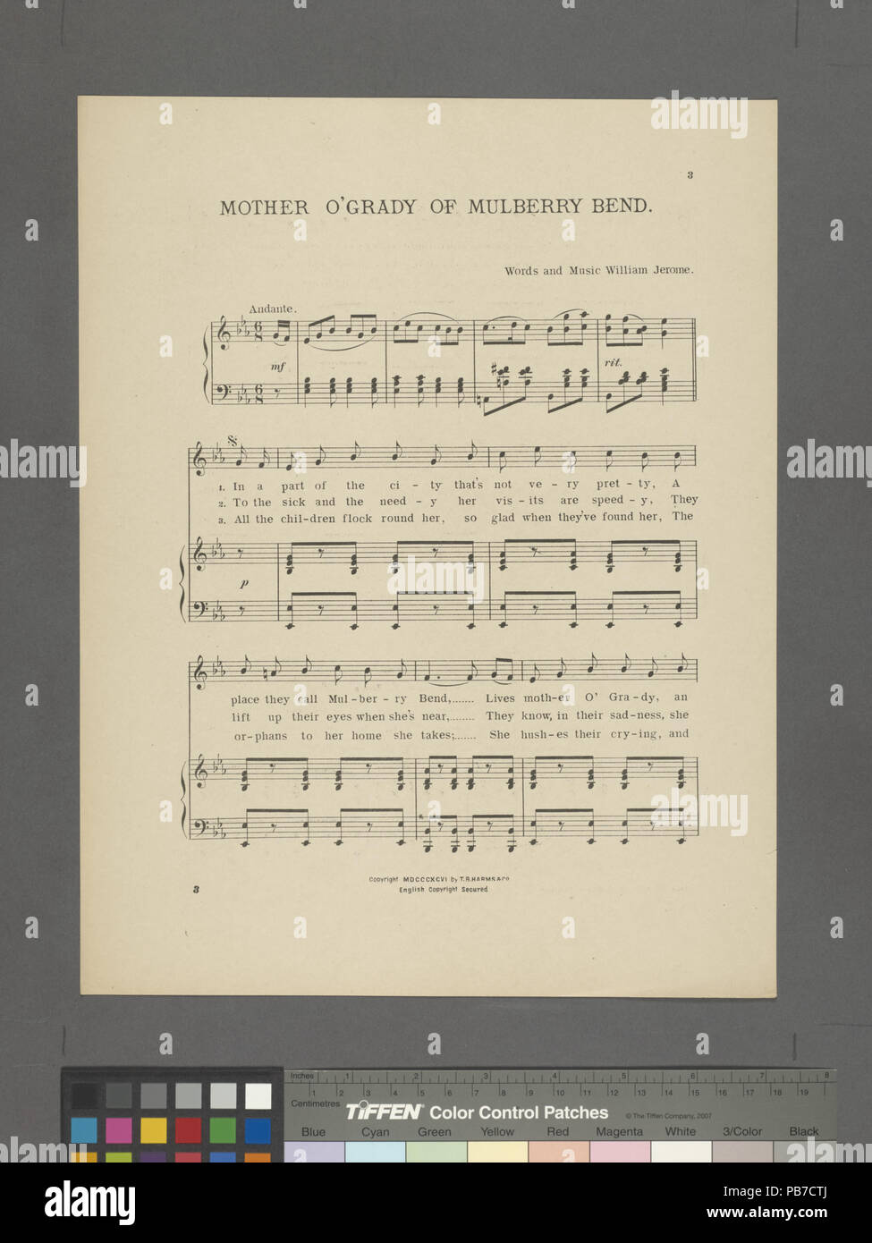 1061 Madre O Grady di Mulberry Bend (NYPL ADE-464219-1709725) Foto Stock