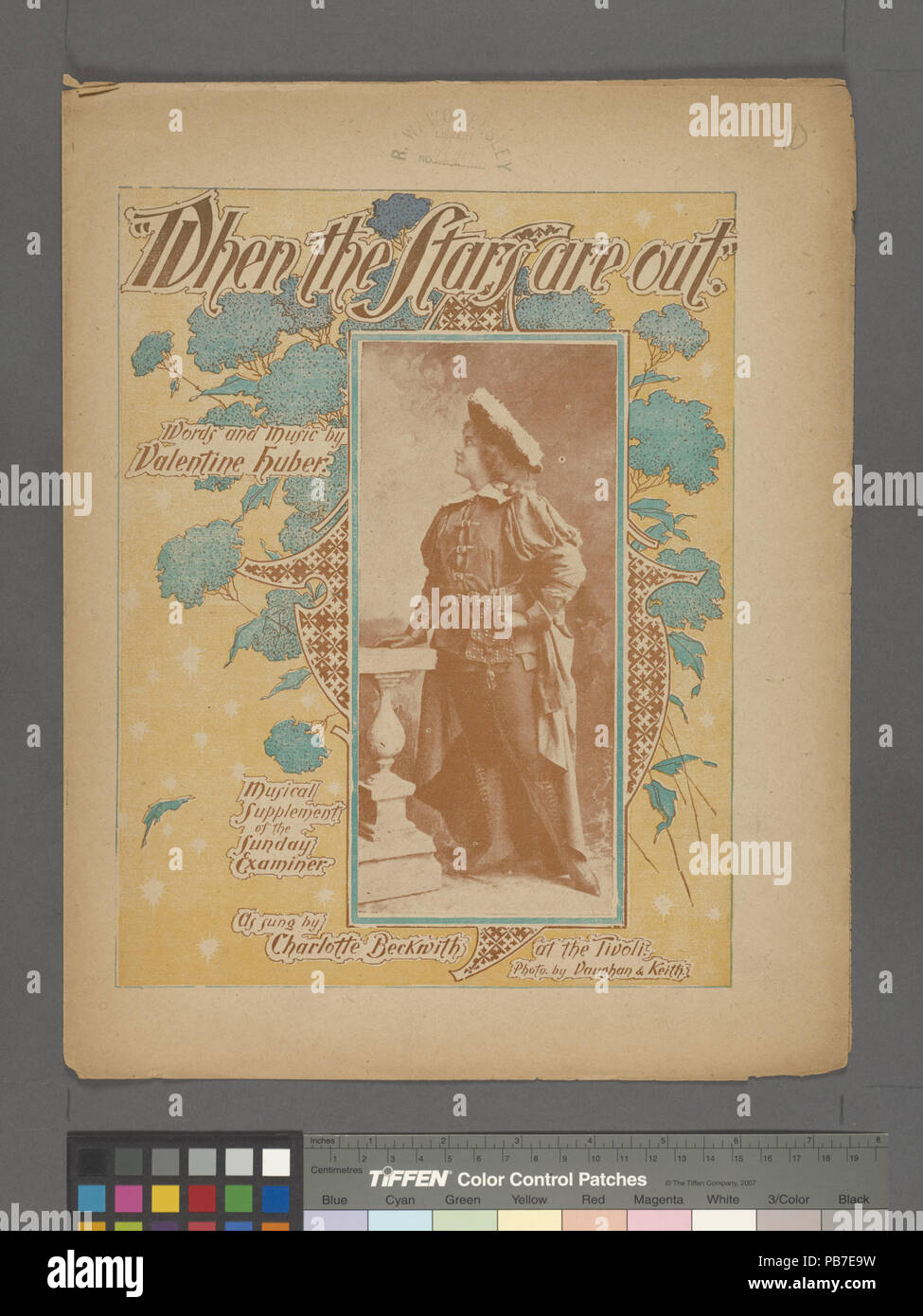 1847 quando le stelle sono fuori (NYPL ADE-609555-1256673) Foto Stock