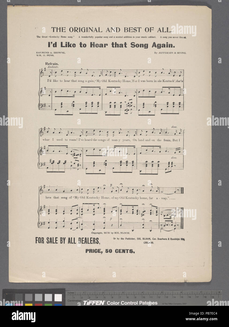 1074 La mia ragazza di Dixie (NYPL ADE-609098-1942219) Foto Stock