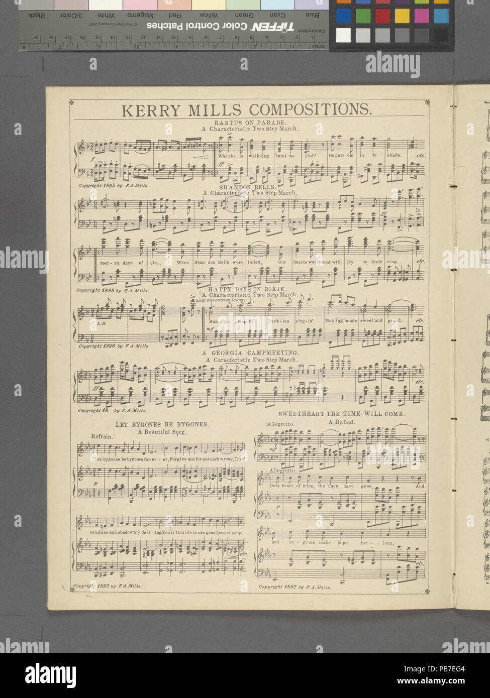 1849 sibilo Rufus, o la one man band (NYPL ADE-609527-1998978) Foto Stock