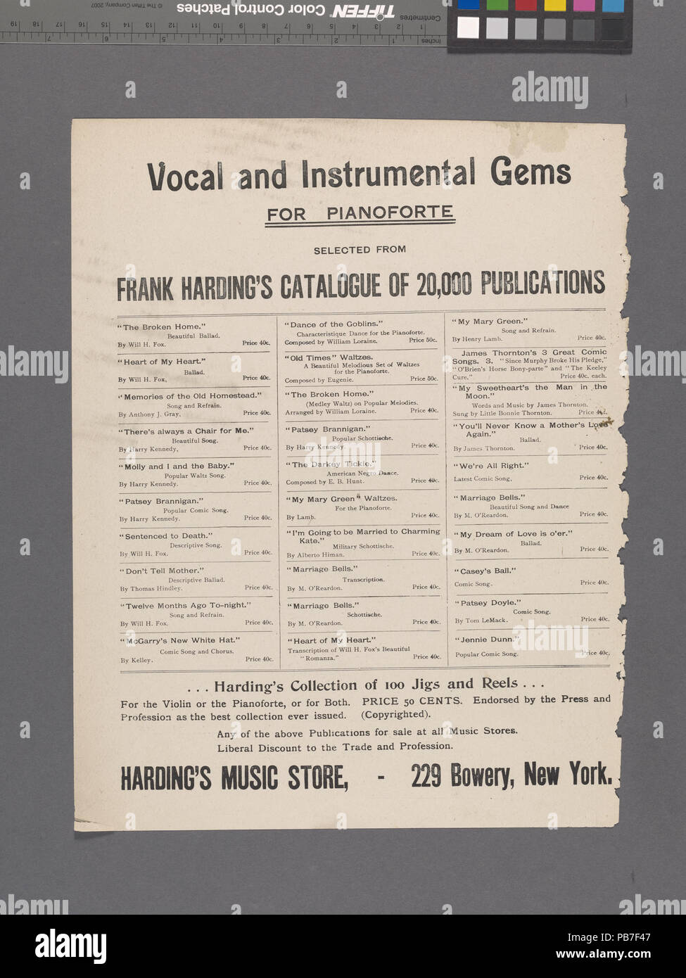 1847 quando le giornate si allungano (NYPL ADE-448683-1696022) Foto Stock