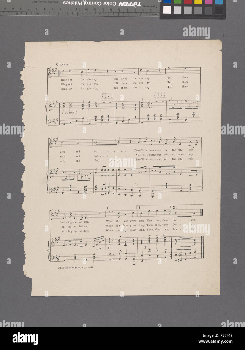 1847 quando le giornate si allungano (NYPL ADE-448683-1696025) Foto Stock
